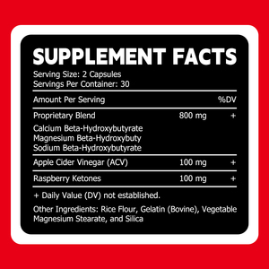 Capsules brûle-graisses premium personnalisées avec des cétones de framboise et du vinaigre de cidre de pomme, favorisent la combustion des graisses, tonifient et aident à maigrir - Product Image 2