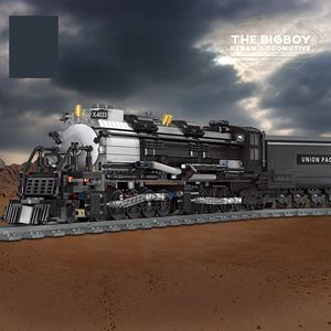 Quy Mô Lớn 1608Pcs Xây Dựng Khối <span class=keywords><strong>Train</strong></span> Hơi Nước Đầu Máy Xe Lửa 19 Thế Kỷ Gạch Đồ Chơi Giáo Dục <span class=keywords><strong>Train</strong></span> <span class=keywords><strong>Set</strong></span> - Product Image 3