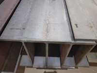 Poutre en acier structurel laminé à chaud S355J0 S355J2 modèle W18*76 certifiée ISO/CE pour la construction