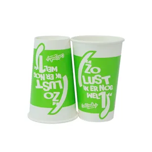 15 16 20 22 24 30 32 40 Oz Big Smoothie Cups with Dome Lids for Water Beer Drink Milk Shake Soda Cola Paper Cup