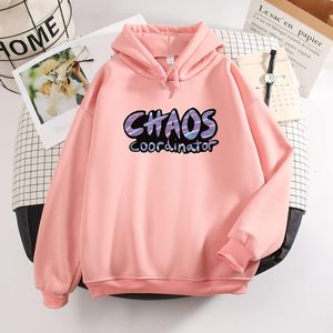 Sudadera con Capucha Oversize para Mujer FOXA, Estampado Pink Chaos Coordinator, Manga Larga, Tejido Transpirable - Product Image 3
