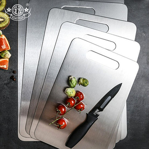 <span class=keywords><strong>Tagliere</strong></span> da cucina in acciaio inox 304 di varie dimensioni per tagliare il formaggio - Product Image 1