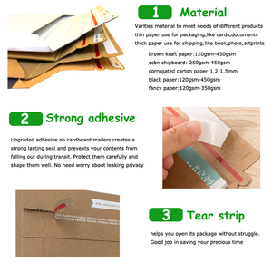<span class=keywords><strong>Enveloppe</strong></span> à gousset A4 <span class=keywords><strong>A5</strong></span> C5 personnalisée <span class=keywords><strong>enveloppe</strong></span> d'emballage en carton plat <span class=keywords><strong>kraft</strong></span> biodégradable pour sous-vêtements en tissu expédition express - Product Image 3