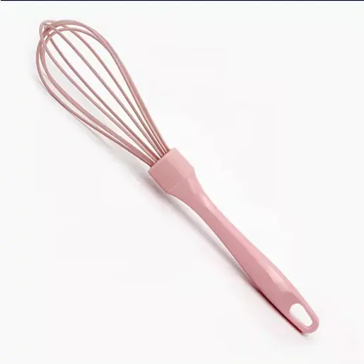 Brightly colored silicone egg beater PS Handle Kitchen Cooking accessories Butter whisk