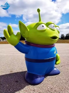 Sculptures géantes en mousse personnalisées pour événements de jeu, animaux (Dauphin, Ours Panda), mignonnes, en polystyrène et fibre de verre, produits universels - Product Image 6