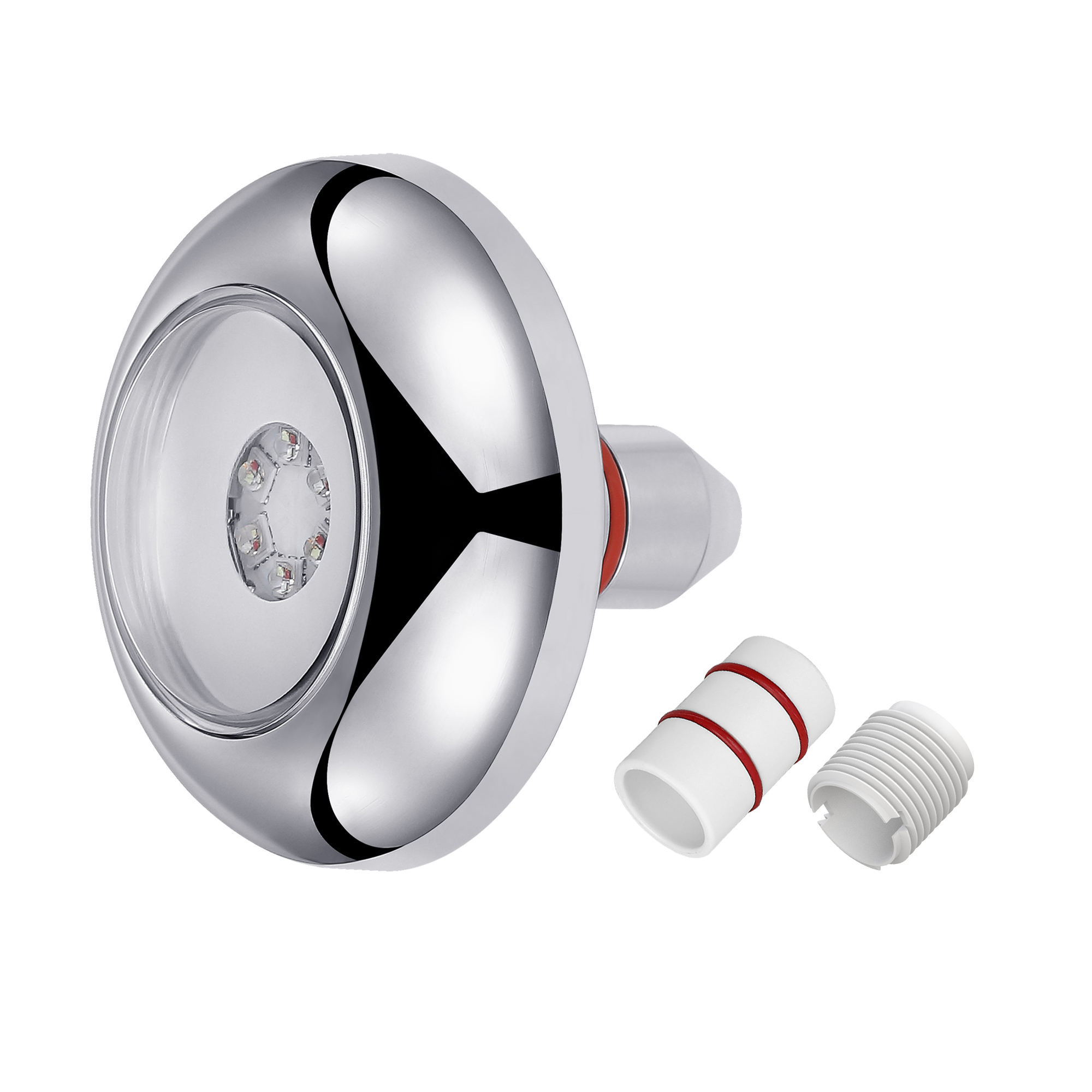 IP68 Stainless Steel Mini LED Pool Light Reflector Suitable for Swimming Pools, Spas, and ponds