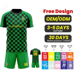 Conjunto de Camiseta de Fútbol Personalizada por Sublimación, Transpirable, para Adultos y Niños, Ropa de Fútbol de Alta Calidad, Todos los Estilos Disponibles - Product Image 2
