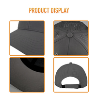 Gorras con Logotipo Personalizado, Diseño de Gorra Impermeable de Alto Rendimiento para Golf, Gorra de Béisbol Perforada, Transpirable, Deportiva, al por Mayor