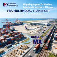 Operación de Ruta Dedicada de Transporte de Carga FBA, Envío de Mercancías, Exportación, Entrega al Aeropuerto Internacional de Tijuana, México