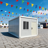 Conteneur de restaurant préfabriqué modulaire moderne, maison conteneur portable et pliable en panneaux sandwich 20FT/40FT, écologique pour usage extérieur