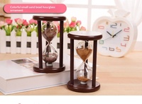 Reloj de Arena Creativo Retro para Preparar Té, Temporizador de Arena Fluida, Regalo para Estudiantes, Adorno Creativo para Escritorio y Sala de Estar