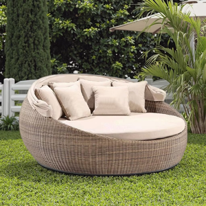 الشاطئ الحديث في الهواء الطلق ounger الخوص للماء في الهواء الطلق Patio Patio كل الطقس بركة مع المظلة - Product Image 3