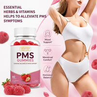 Gummies OEM à Marque Blanche pour l'Équilibre Hormonal PMS, Extrait Herbal, Soutien Santé Féminine et Soulagement des Règles