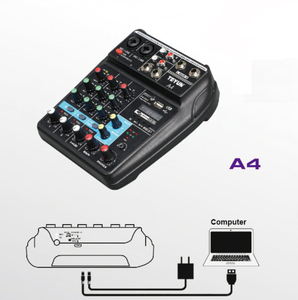 Interfaz <span class=keywords><strong>de</strong></span> <span class=keywords><strong>Audio</strong></span> USB Profesional <span class=keywords><strong>de</strong></span> 4 Canales con <span class=keywords><strong>Mezclador</strong></span> <span class=keywords><strong>de</strong></span> <span class=keywords><strong>Video</strong></span> <span class=keywords><strong>para</strong></span> DJ, Karaoke, Tarjeta <span class=keywords><strong>de</strong></span> Sonido en Vivo <span class=keywords><strong>para</strong></span> Usuarios <span class=keywords><strong>de</strong></span> APP <span class=keywords><strong>y</strong></span> <span class=keywords><strong>PC</strong></span> - Product Image 4