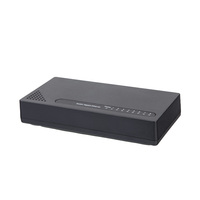 Switch de Red Industrial Confiable de 8 Puertos, 1000 Mbps, Gigabit RJ45, Negociación Automática, Switch Ethernet de Escritorio No Administrado