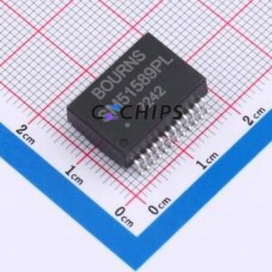 Transformador LAN SM51589PEL SMD-24P, Inductor de 17.6x12.2mm 1CT:1CT 350uH - Product Image 1