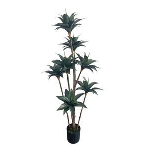 Plante artificielle 3 branches bonsaï serpent Sisalana Planta artificielle d'agave palmier plantes artificielles pour la décoration intérieure - Product Image 5