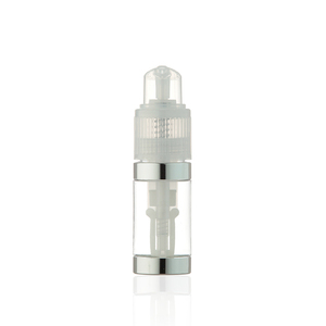 Botella de Spray con Bomba de Polvo de Lujo de PET Plateada y Dorada de 60 ml para Barbería - Product Image 6