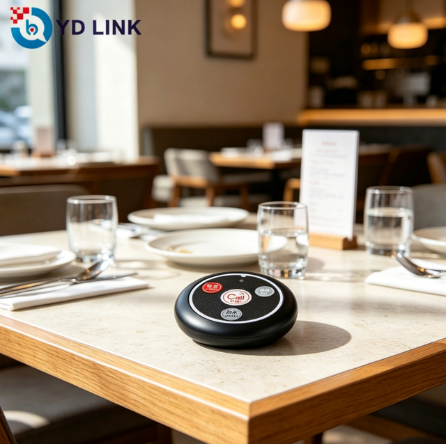 Commercial Restaurant CTT13-4 Wireless Call Pager Button Customizable Three Keys Paging Transmitter for Service Industry