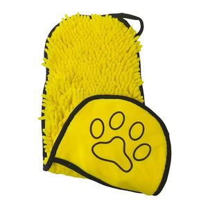 Suministros para <span class=keywords><strong>mascotas</strong></span> al por mayor | Toalla <span class=keywords><strong>de</strong></span> secado <span class=keywords><strong>de</strong></span> microfibra superabsorbente para perros con bolsillos <span class=keywords><strong>de</strong></span> mano para un secado rápido en el baño en casa - Product Image 5