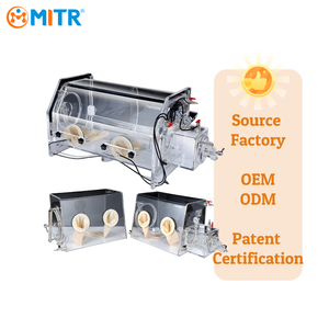MITR <strong>Lab</strong> Benchtop Transparent Acrylic Vacuum Glove Box Support Customization - Product Image 2
