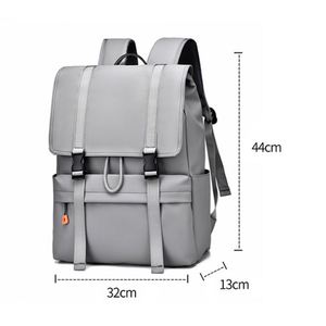 2024 New Designer <b>Backpack</b> Custom logo Men's <b>Waterproof</b> Casual Outdoor <b>Backpacks</b> Custom Leather Film <b>Backpack</b> with logo - Product Image 3