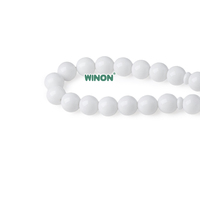 Winon Bernstein-Bakelit Versilberter Unisex-Rosenkranz 10mm 45 Perlen Handgefertigte Muslimische Tasbih Gebetsperlen für den Großhandel