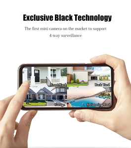 Caméra WiFi miniature OiKay 1080P rechargeable, moniteur bébé sans fil 2.4G avec vision nocturne IR et détection de mouvement <span class=keywords><strong>pour</strong></span> intérieur/extérieur - Product Image 4