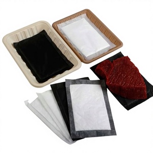 แผ่นซับน้ำสำหรับเนื้อสด ผลไม้ และผัก ขนาด 160*90 มม. ยี่ห้อ Misource รุ่น MY2022426 ขายดี ผลิตจากเซลลูโลสเกรดอาหาร เป็นมิตรต่อสิ่งแวดล้อม - Product Image 1