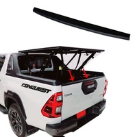 Garniture de hayon en acier texturé noir YCSUNZ pour Toyota Hilux 2021 Conquest 2.8 4x4 MT Double Cab Pickup Accessoires