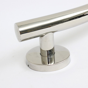 Barre d'appui en forme de S Foryoud 350MM 450MM en acier inoxydable 304 poli pour salle de bain, soutien pour personnes âgées - Product Image 3