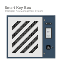 Caja Fuerte Inteligente de 90 Llaves, Sistema de Gestión de Llaves Inteligente, Acero Laminado en Frío, Montaje en Pared, Lector RFID, Protección de Seguridad