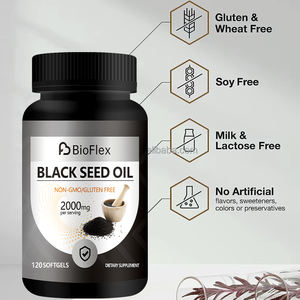 Kangmao Cápsula de Gel Suave de Aceite de Semilla Negra sin OGM <span class=keywords><strong>y</strong></span> sin Gluten, Cápsulas de Gel Suave de Aceite de Semilla de <span class=keywords><strong>Comino</strong></span> Negro con Omega 6 <span class=keywords><strong>y</strong></span> 9 - Product Image 3