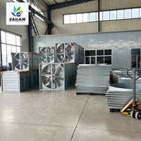 Hochwertiger CE/CCC-Zertifizierter Kleiner Gusseisen-Kugellager Elektrischer Wandmontierter Axialventilator Abluftventilation Reines Kupfer
