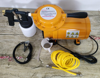 Compresseur d'air mini sans huile 110V/220V 0,5 CV en alliage d'aluminium, faible bruit, double tension, pistolet de peinture haute pression 750cc