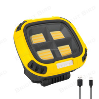 Lampe de travail LED portable Bright Bird, magnétique, COB, extérieure, rotation à 360 degrés, crochet multifonctionnel, camping, bureau, utilisation, indice de protection IP44
