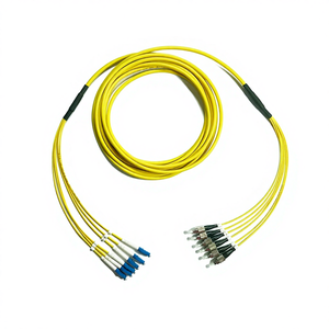 Cavo Patch in Fibra Ottica Monomodale Giallo PVC a 6 Core con Connettore LCFCSTSC per Uso Interno - Product Image 4
