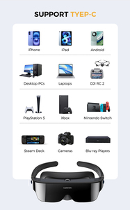 Xu hướng 2025 người mới đến xem phim thiết bị chơi game thực tế ảo VR Tai nghe <span class=keywords><strong>PRO</strong></span> kính VR Kính Xem 3D - Product Image 5