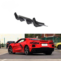 Diffuseur de pare-chocs arrière C8 de haute qualité pour Chevrolet Corvette C8 Stingray Cabriolet 2 portes 2020-2021