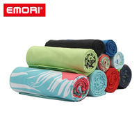 Logo baskı ile sıcak satış özel baskı boy mikrofiber plaj havlusu süper emici