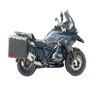 Otantik BM_W R 1250 GS üçlü siyah 1,254cc çift spor dört zamanlı düz ikiz motor macera Touring motosiklet