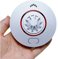 Alarma de Puerta con Detector Térmico Independiente, Sonido y Luz, Carcasa de Plástico ABS, Batería de Litio de Larga Duración (10 Años), DC3V, Portátil para el Hogar