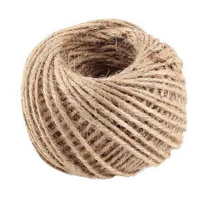 Strong Natural Jute Twine 131 Feet Long Jute String Rope Roll for Garden