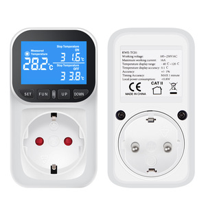 ตัวควบคุมอุณหภูมิแบบดิจิตอล 16A 220V ปลั๊กยุโรปพร้อมจอแสดงผลสำหรับระบบอัตโนมัติในบ้าน - Product Image 4