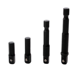 Hex Shank <b>To</b> Square Head <b>Socket</b> <b>Adapter</b> Rod With Ball Bearing 1/4 3/8 1/2 Electric <b>Drill</b> Joint - Product Image 2