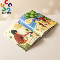 Impresión de Libros Infantiles de Tapa Blanda Personalizados, Impresión Digital Offset, Papel de Arte Brillante con Relieve sobre Cartón