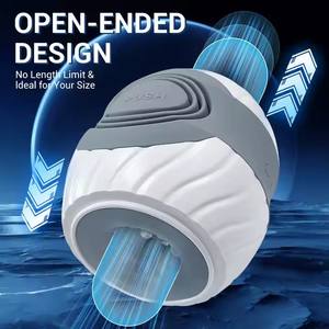 10 modos de vibración ajustables Mini taza juguete sexual sensación táctil Real ABS + TPE Material USB imán carga vibrador masturbador para - Product Image 2