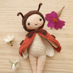 2024 personnalisation Amigurumi fleur Sprite Crochet coccinelle Crochet coccinelle Sprite <span class=keywords><strong>poupée</strong></span> - Product Image 5