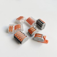 Push-Typ VGA Beleuchtung Kupfer Schnellverbinder Klemmenblock Nylon für 32A 0,08~4mm² Kabelverbindung IP40 Schutz