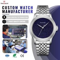 Reloj de Vestir Clásico Minimalista para Hombre con Esfera de Piedra de Lujo, Movimiento Mecánico Miyota 9039 de Japón, Personalizado con Aventurina, ODM OEM